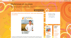 Desktop Screenshot of misteriosasenlaplaya.blogspot.com