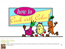 Tablet Screenshot of cookwithcolor.blogspot.com