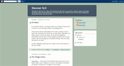 Desktop Screenshot of discoverslo.blogspot.com