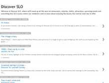 Tablet Screenshot of discoverslo.blogspot.com