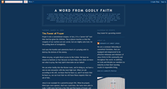 Desktop Screenshot of godlyfaithchristiancenter.blogspot.com