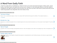 Tablet Screenshot of godlyfaithchristiancenter.blogspot.com