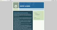 Desktop Screenshot of danielsunjata.blogspot.com