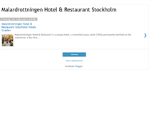 Tablet Screenshot of malardrottningen-hotel-restaurant-se.blogspot.com