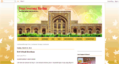Desktop Screenshot of penaseorangmuslim.blogspot.com