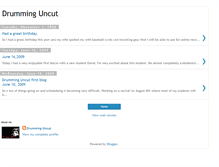 Tablet Screenshot of drumminguncut.blogspot.com