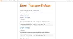 Desktop Screenshot of beertransportfietsen.blogspot.com