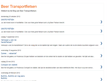 Tablet Screenshot of beertransportfietsen.blogspot.com