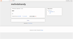 Desktop Screenshot of melindahandy.blogspot.com