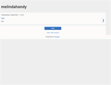Tablet Screenshot of melindahandy.blogspot.com