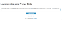 Tablet Screenshot of lineamientosparaprimerciclocneefcg.blogspot.com