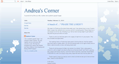 Desktop Screenshot of andreascorner.blogspot.com