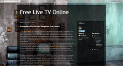 Desktop Screenshot of freelivetvonline.blogspot.com