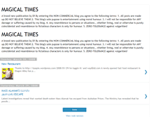 Tablet Screenshot of magicaltimesd.blogspot.com