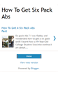 Mobile Screenshot of how-to-getsixpackabs.blogspot.com