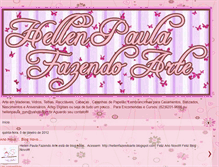 Tablet Screenshot of hellenpaulafazendoarte.blogspot.com