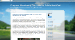 Desktop Screenshot of municipiossaludablessfvc.blogspot.com