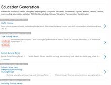 Tablet Screenshot of education-generation.blogspot.com