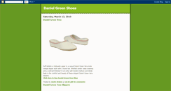 Desktop Screenshot of danielgreenshoes.blogspot.com