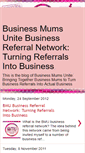 Mobile Screenshot of businessmumsunite.blogspot.com