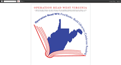 Desktop Screenshot of operationreadwv.blogspot.com