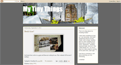 Desktop Screenshot of mytinythings.blogspot.com