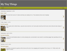 Tablet Screenshot of mytinythings.blogspot.com