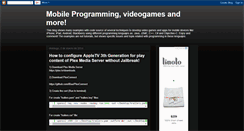 Desktop Screenshot of mobile-programming-and-games.blogspot.com