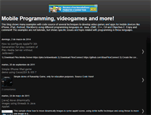 Tablet Screenshot of mobile-programming-and-games.blogspot.com