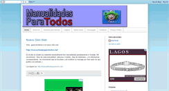 Desktop Screenshot of manualidades-para-todos.blogspot.com