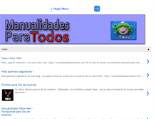 Tablet Screenshot of manualidades-para-todos.blogspot.com