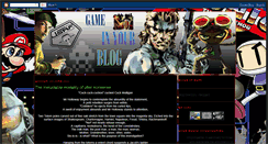 Desktop Screenshot of gameinyourblog.blogspot.com