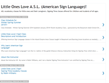 Tablet Screenshot of littleonesloveasl.blogspot.com