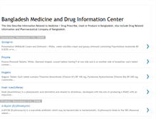 Tablet Screenshot of bangladesh-drug-medicine.blogspot.com