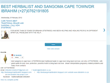 Tablet Screenshot of bestsangomadribahim.blogspot.com