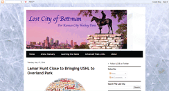 Desktop Screenshot of lostcityofbettman.blogspot.com