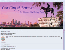 Tablet Screenshot of lostcityofbettman.blogspot.com