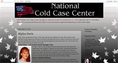 Desktop Screenshot of coldcasecenter.blogspot.com