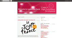 Desktop Screenshot of leadershipfocus.blogspot.com