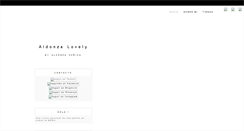 Desktop Screenshot of aldonzalovely.blogspot.com