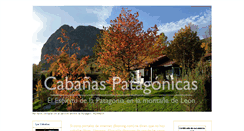 Desktop Screenshot of cabanaspatagonicas.blogspot.com