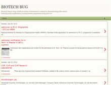 Tablet Screenshot of biotechbug.blogspot.com