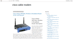 Desktop Screenshot of ciscocablemodem.blogspot.com