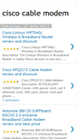 Mobile Screenshot of ciscocablemodem.blogspot.com