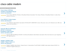 Tablet Screenshot of ciscocablemodem.blogspot.com