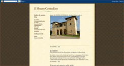 Desktop Screenshot of museocontadino.blogspot.com