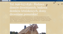 Desktop Screenshot of budowa-domow-drewnianych.blogspot.com