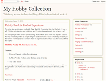 Tablet Screenshot of myhobbycollection.blogspot.com