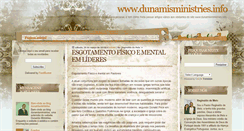 Desktop Screenshot of ministeriodunamisinfo.blogspot.com