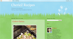 Desktop Screenshot of cheriezrecipes.blogspot.com